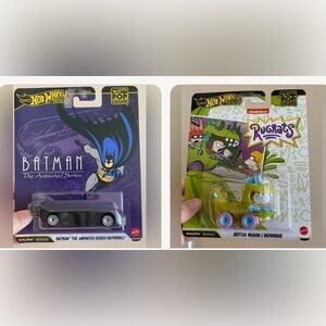 Hot Wheels BATMAN™ THE ANIMATED SERIES BATMOBILE & Rugrats Reptar Wagon